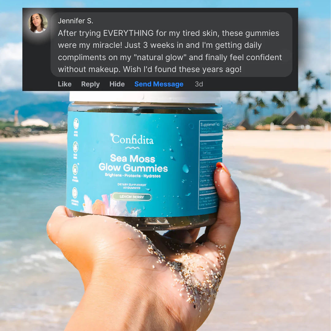 Confidita's Sea Moss Gummies For Clear Skin