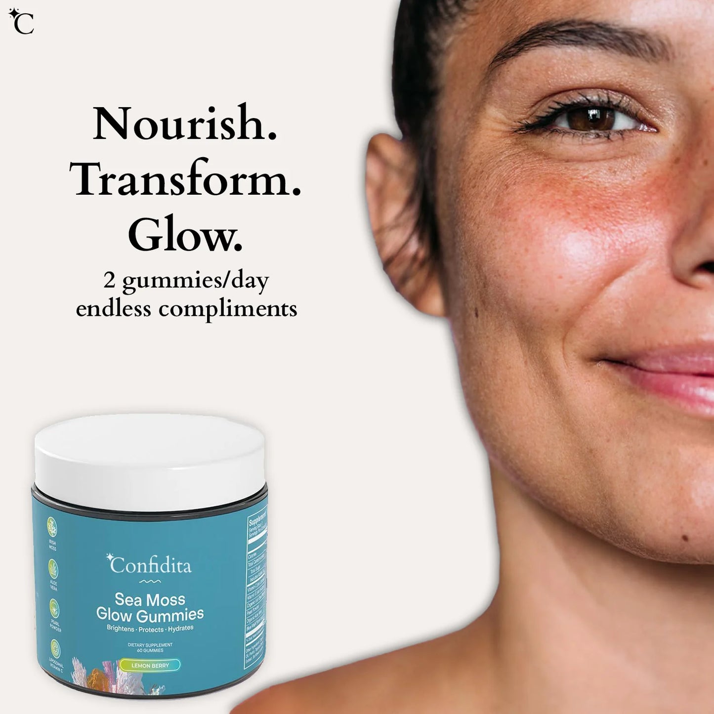 Confidita's Sea Moss Gummies For Clear Skin